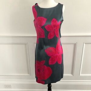 Halston low back silk dress size 4